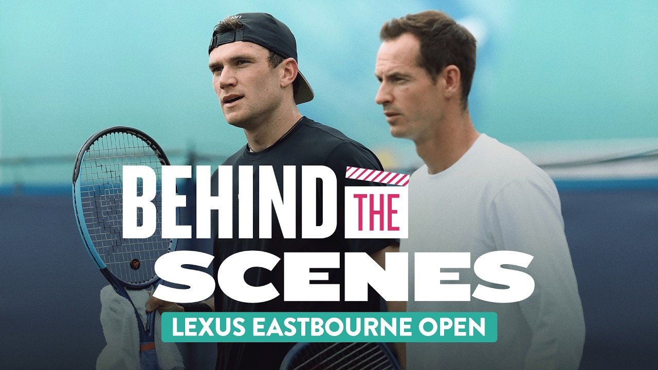 Inside Jack Draper & Andy Murray's First Eastbourne Practice Session 👀🎾 | Behind The Scenes