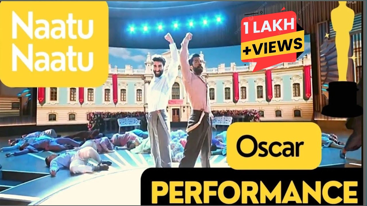 💥RRR Oscar95: Naatu Naatu song Live performance in Oscar stage 2023 | #naatunaatu #RRR #rrroscar