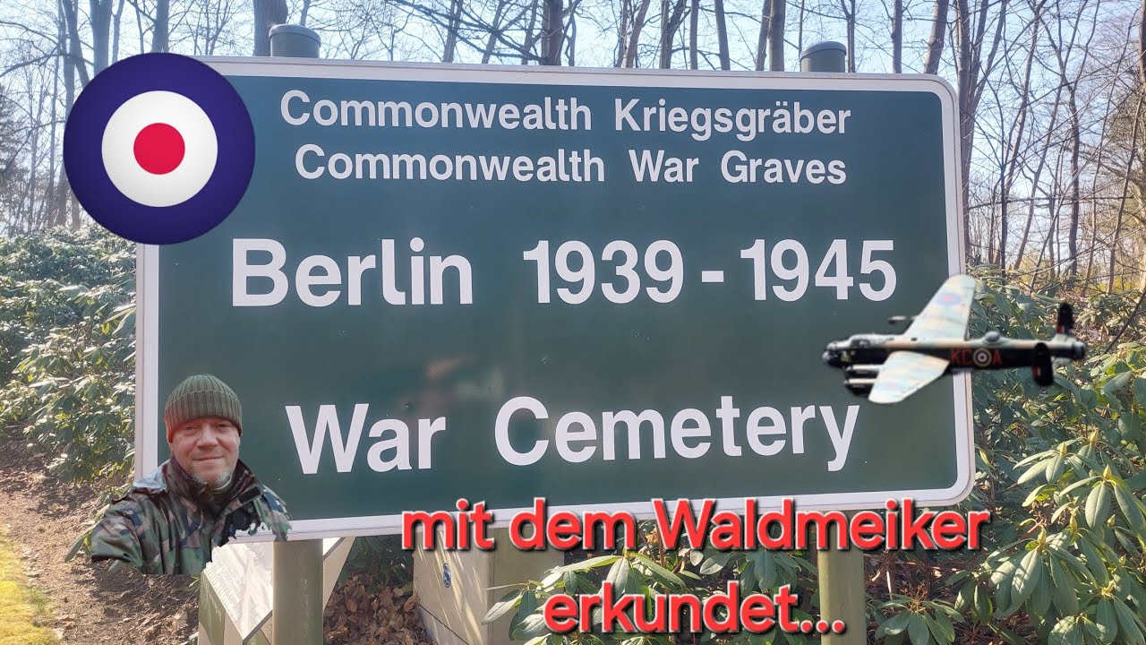 Der Britische Militärfriedhof in Berlin mit dem Waldmeiker erkundet.....