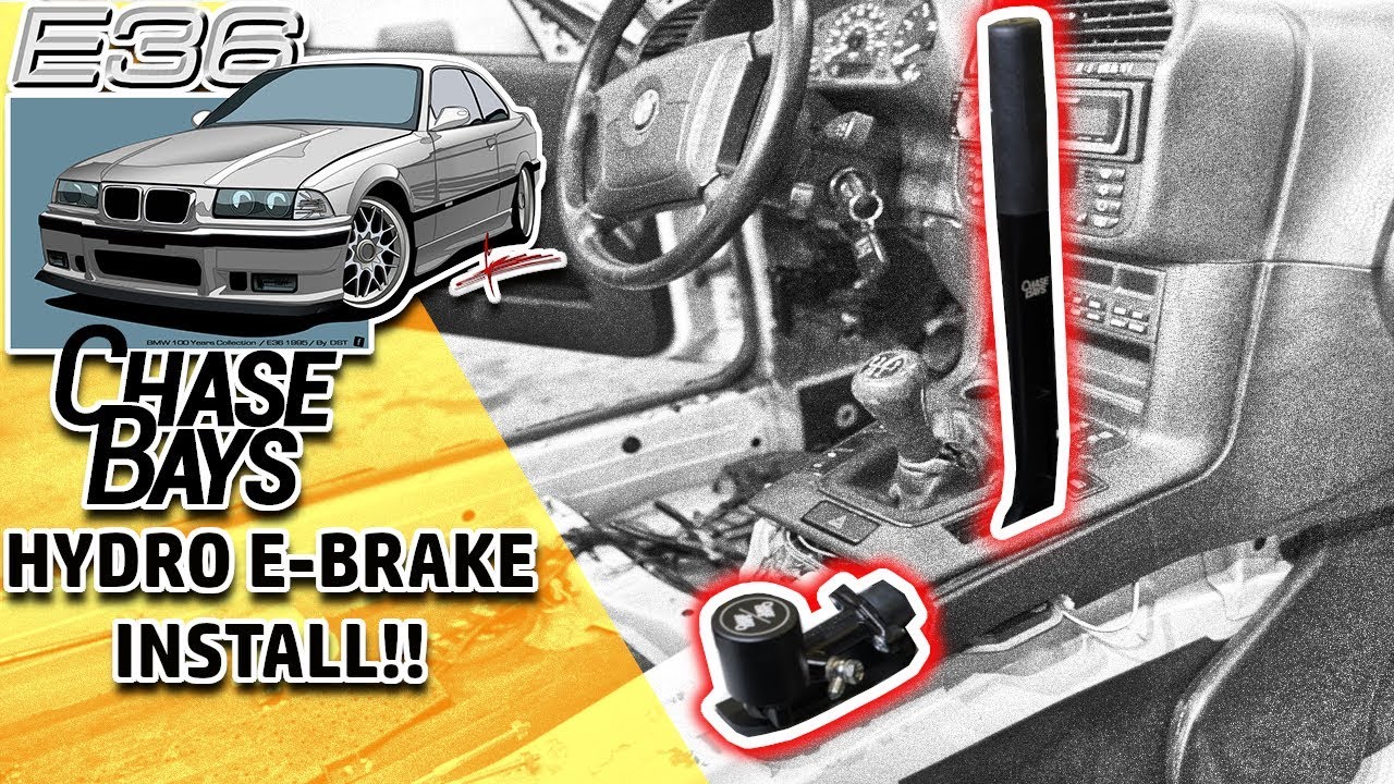 Chase bays Hydro ebrake install | First drift mod for the E36!!
