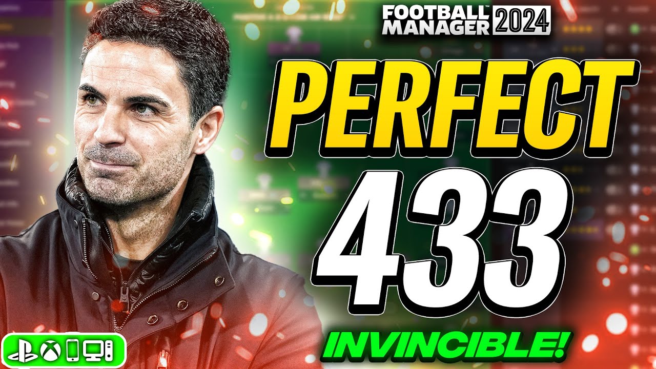 Тактика PERFECT 433 FM24 от Артеты становится непобедимой! | Лучшая тактика FM24