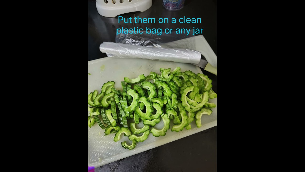 How to preserve freshness of bittergourd .