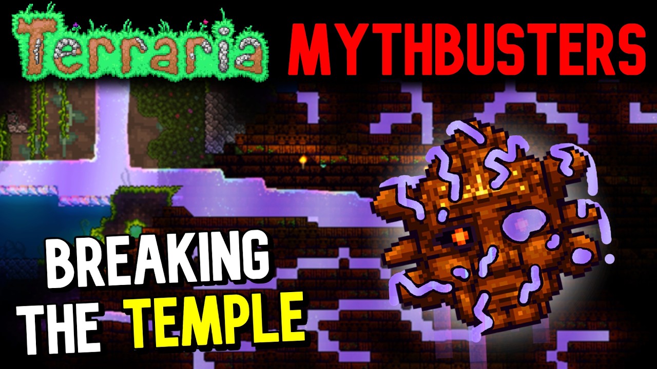 How many ways can we break into the Temple with Shimmer? | Terraria Mythbusters