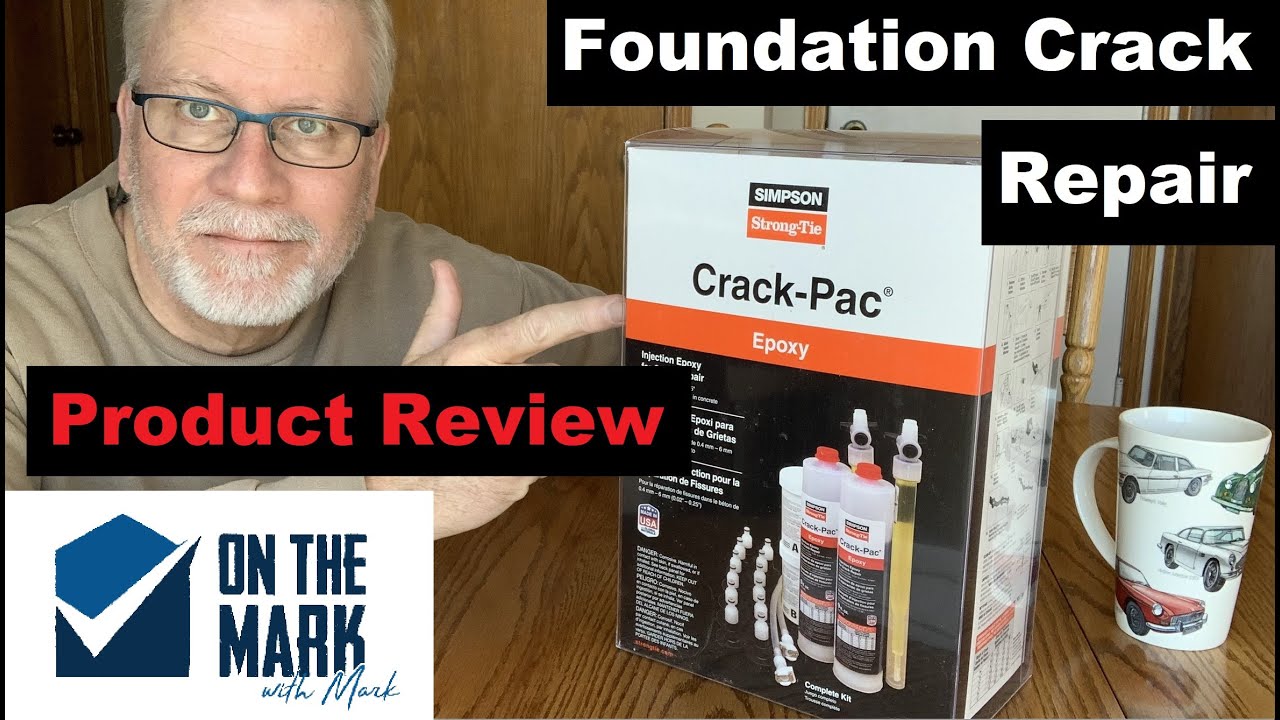 Ремонт трещин в фундаменте с помощью Crack-Pac