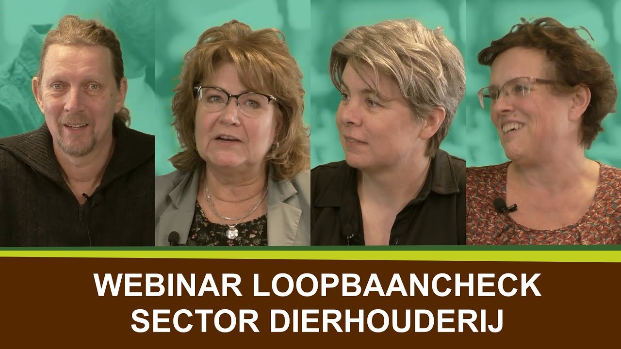 Webinar Loopbaancheck sector Dierhouderij (21 november 2023)