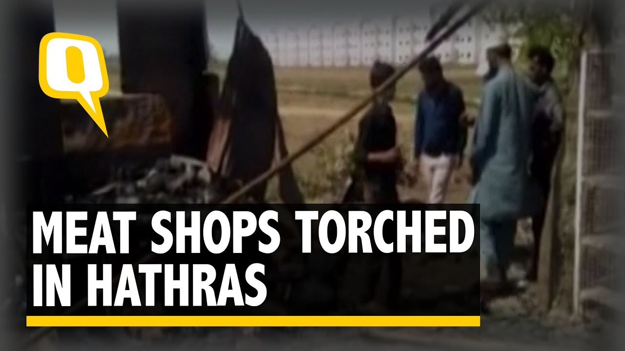 The Quint: 3 UP Meat Shops Set Ablaze, Govt Orders Total Slaughterhouse Ban