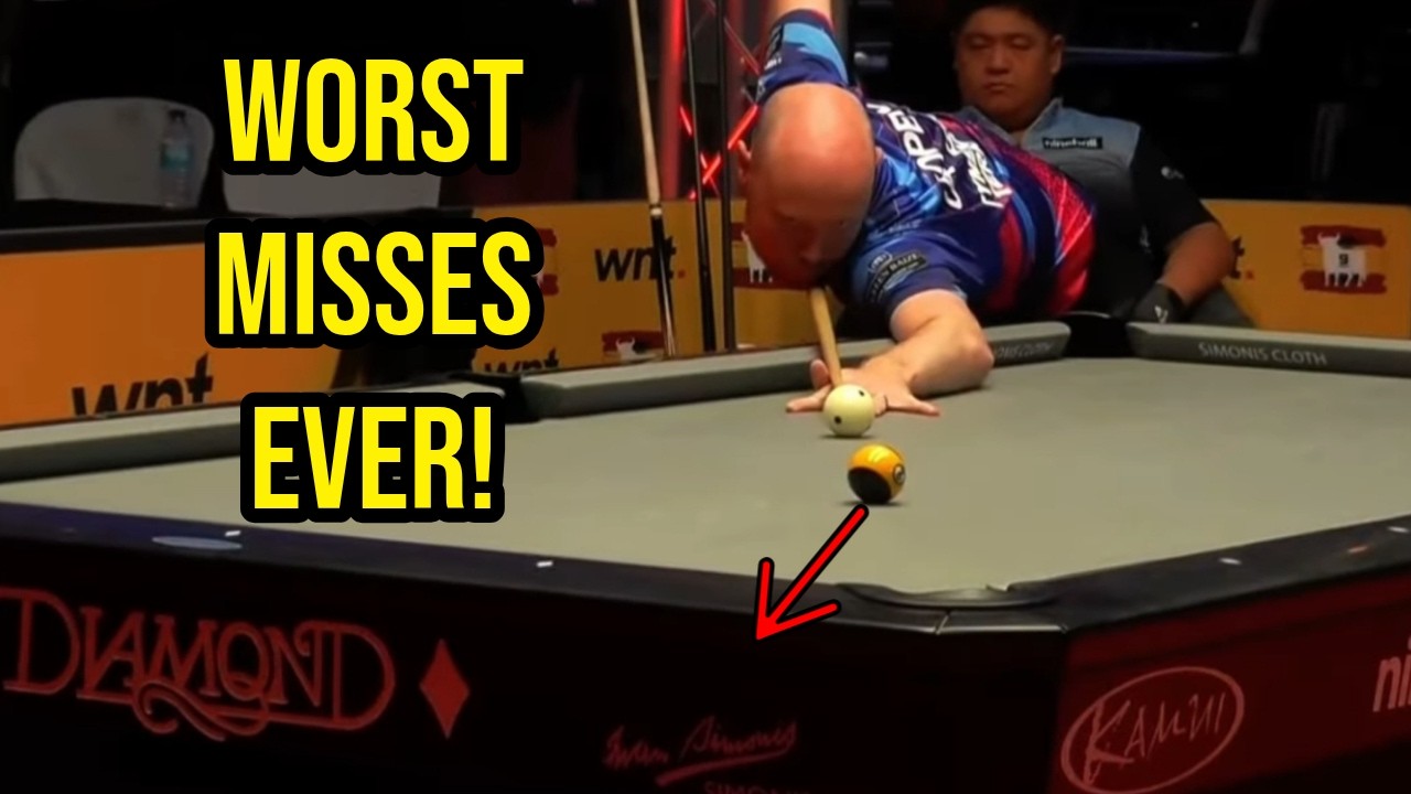 The WORST misses in pool of all time