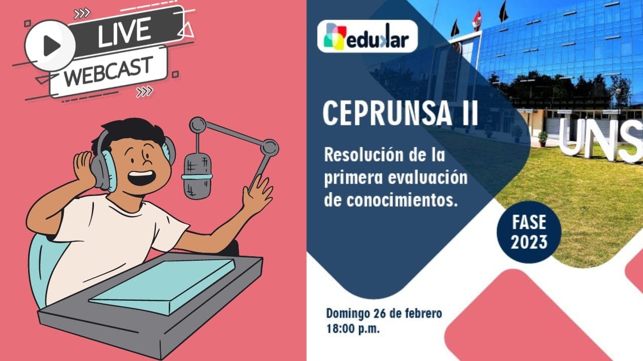 SOLUCIONARIO EXAMEN CEPRUNSA II FASE 2023 - 1ERA EVALUACIÓN