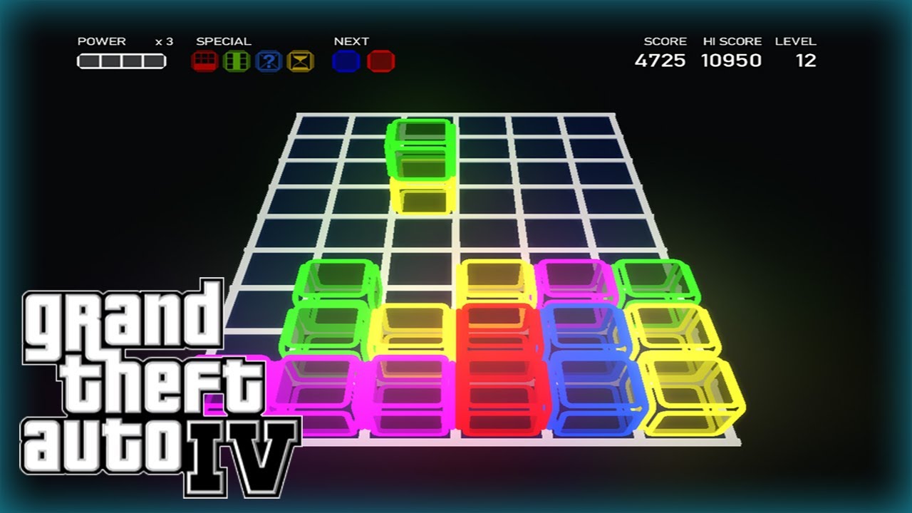 GTA IV -  Batiendo el récord en QUB3D (Más de 15.000 puntos)