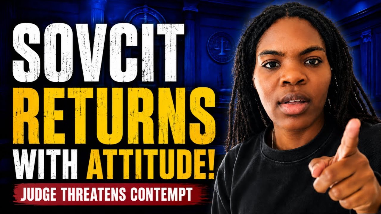 Sovereign Citizen Pushes Judge to the Breaking Point! | Contempt Threatened!
