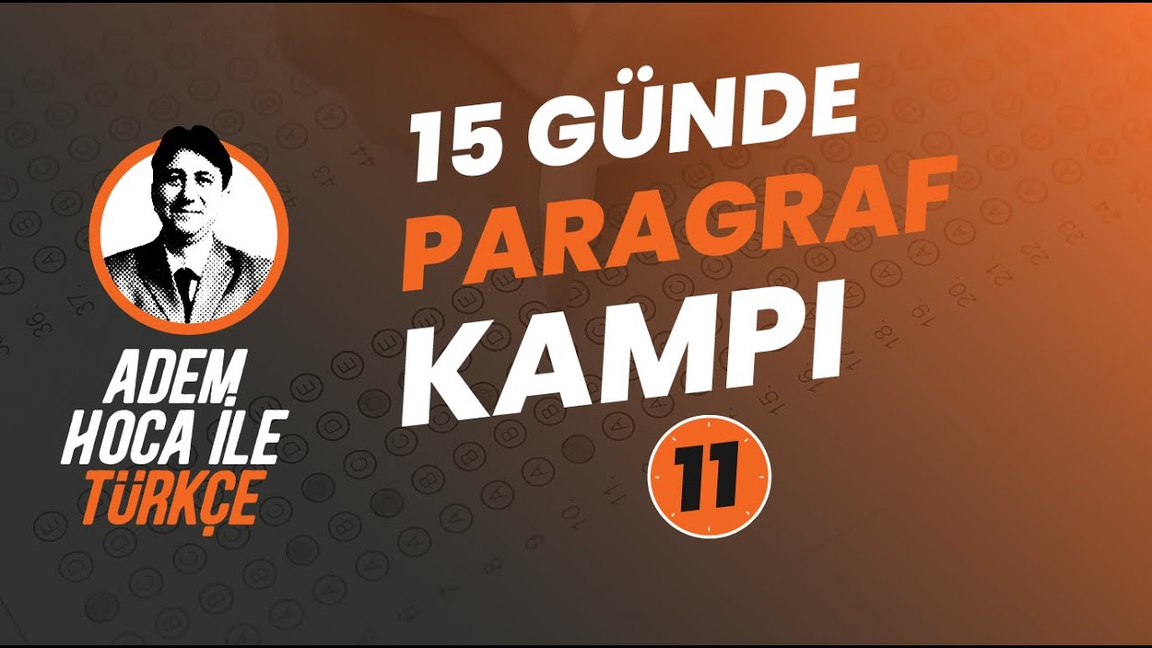 15 Günde Paragraf Kampı /11.Gün/ Bir Parçaya Bağlı Birden Çok Soru #paragrafkampı #oksijenyayınları