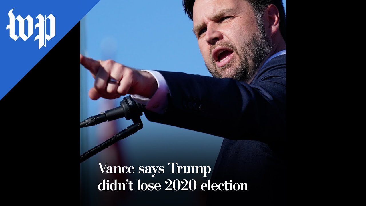 Vance says Trump didn&rsquo;t lose 2020 election