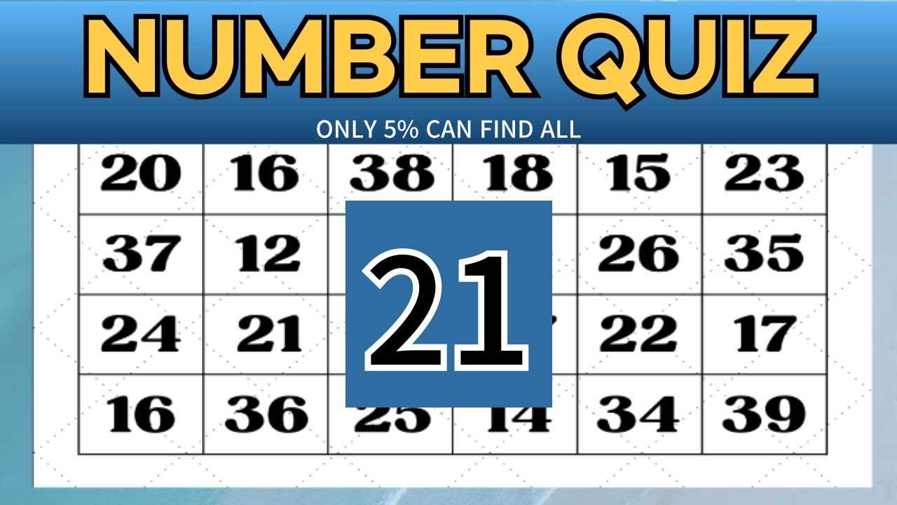 Number quiz, 4 different types, dementia test, increase cognitive ability, prevent dementia