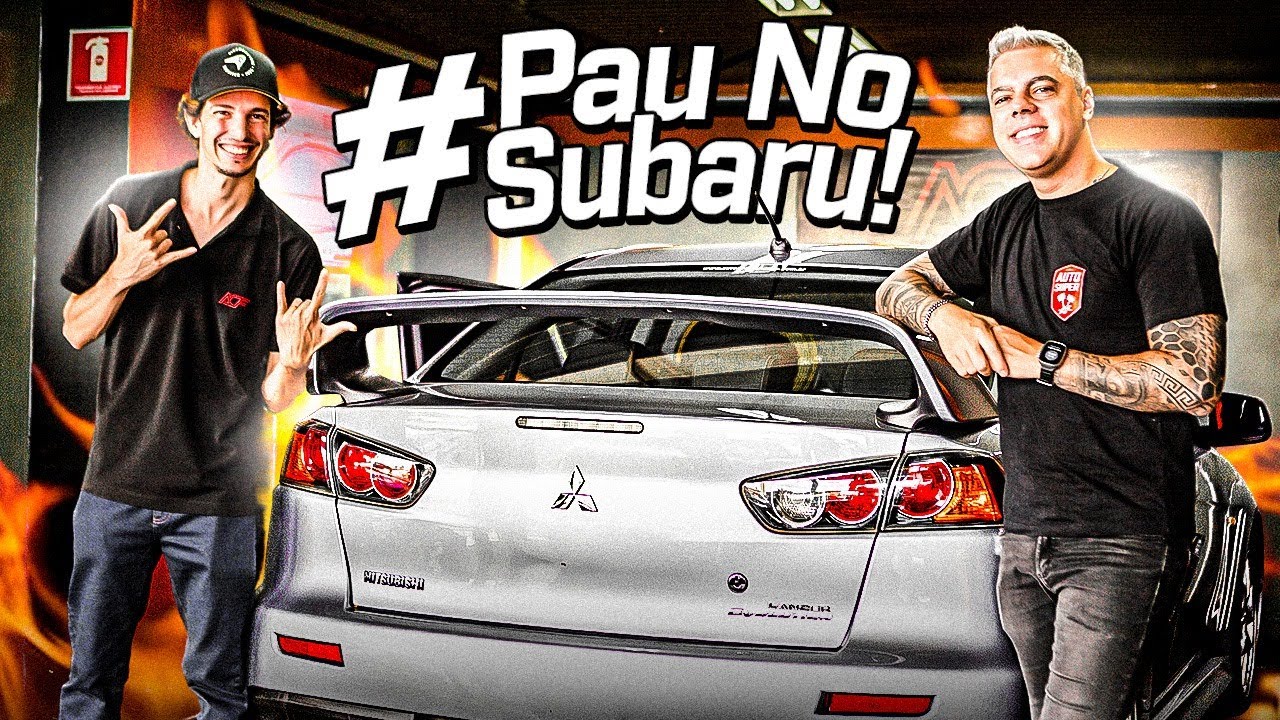 TITIO ACF Pela primeira vez vendo o MITSUBISHI LANCER EVO X do Filipe!😈 Quanto veio de POTÊNCIA!?