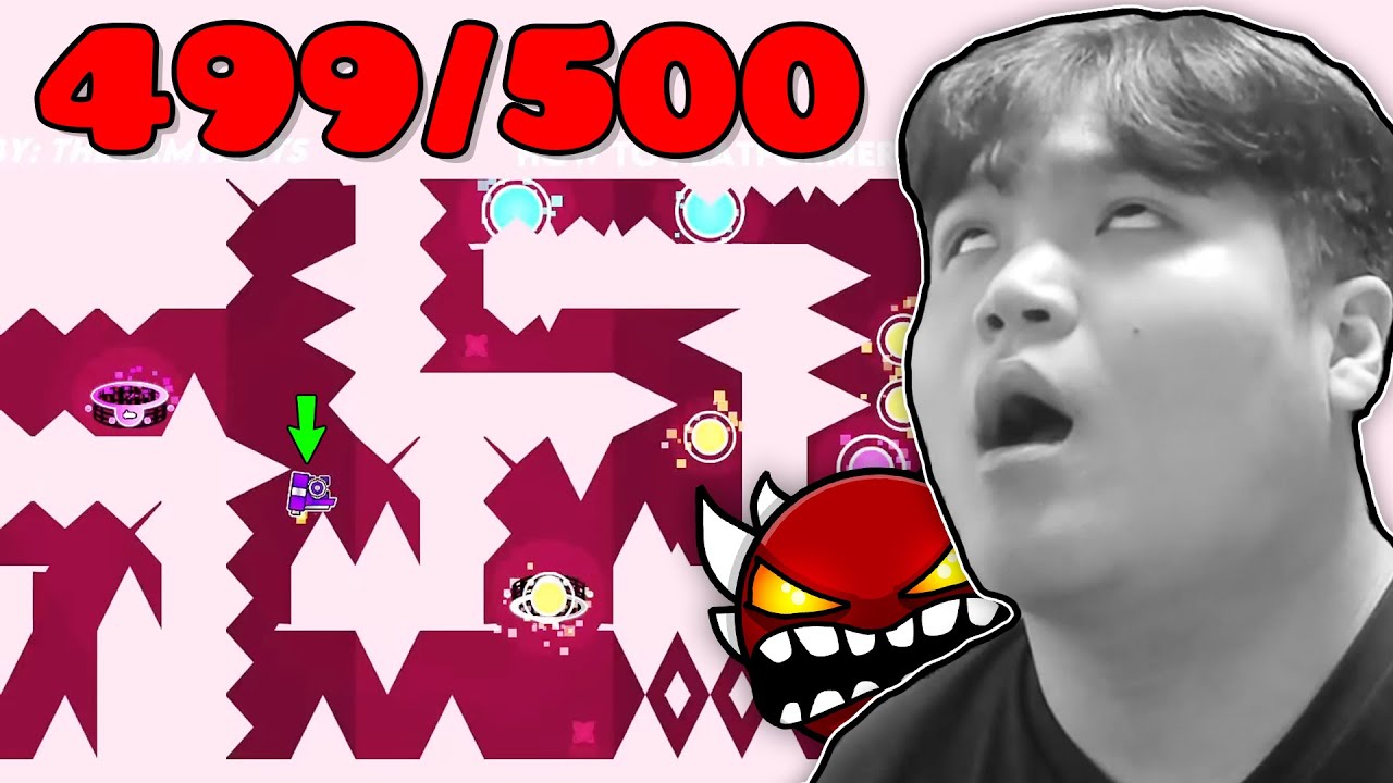 ДОРАМИ против ЯРОСТЬ 500🔥 (XXXXL ЭКСТРЕМАЛЬНЫЙ ПЛАТФОРМЕРНЫЙ ДЕМОН) | Geometry Dash 2.2
