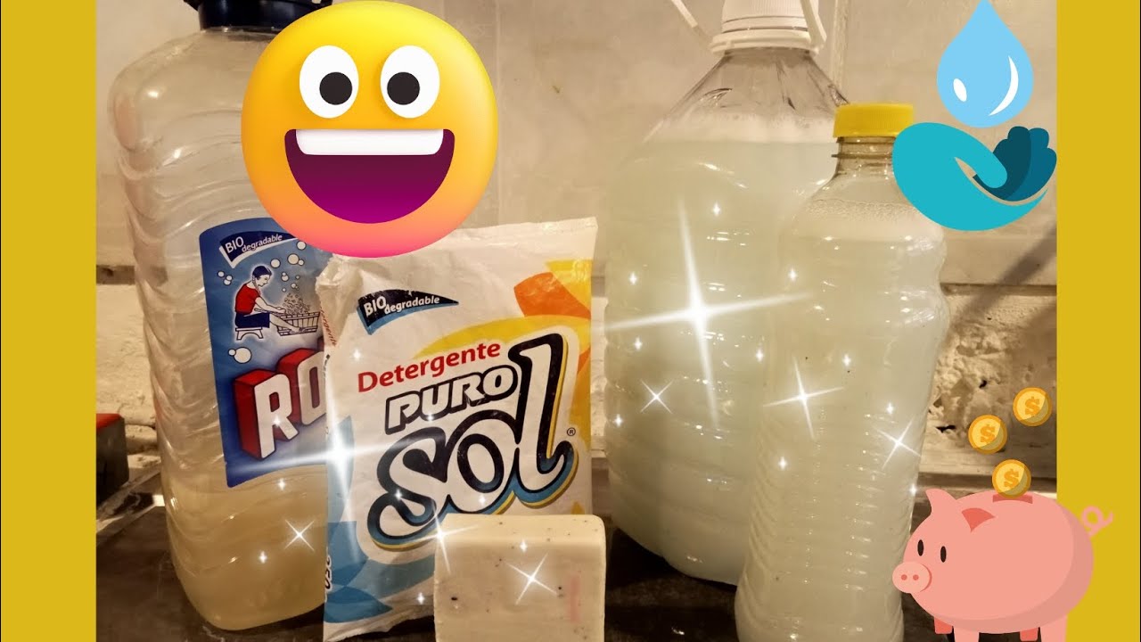 Jabón para ropa de mezclilla muy sucia 🤔