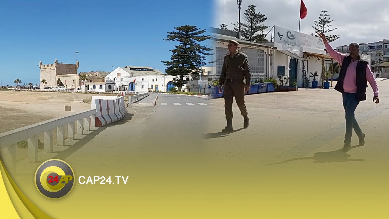 كاب 24 تيفي ترصد لكم أجواء اليوم الأول من حالة الطوارئ الصحية بمدينة الصويرة