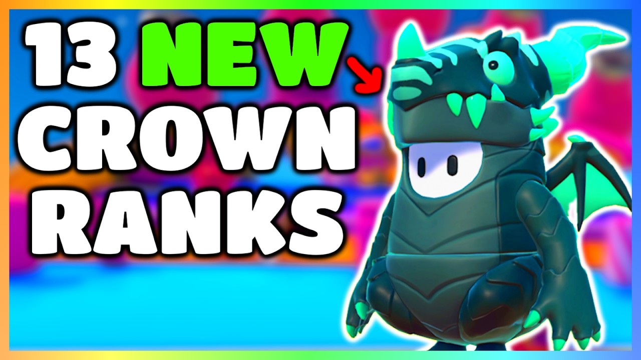 Fall Guys Added NEW Crown Ranks! (7,500 Crowns)