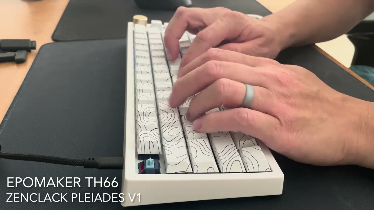 Zenclack Pleiades V1 | Epomaker Th66 | Typing Sounds
