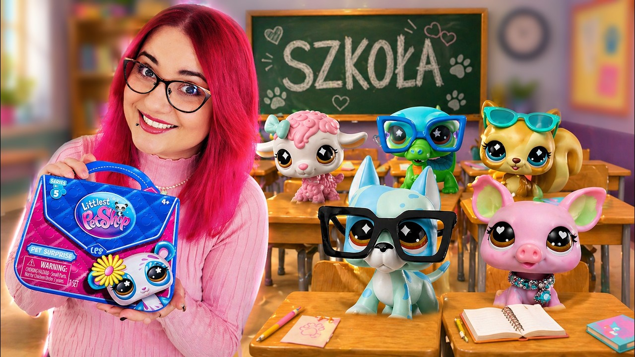 SZKOŁA LPS 📚 NOWE NIESPODZIANKI ZWIERZĄTKA Littlest Pet Shop