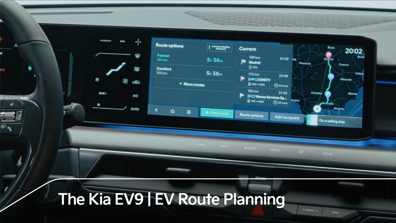 The Kia EV9 | EV Route Planning