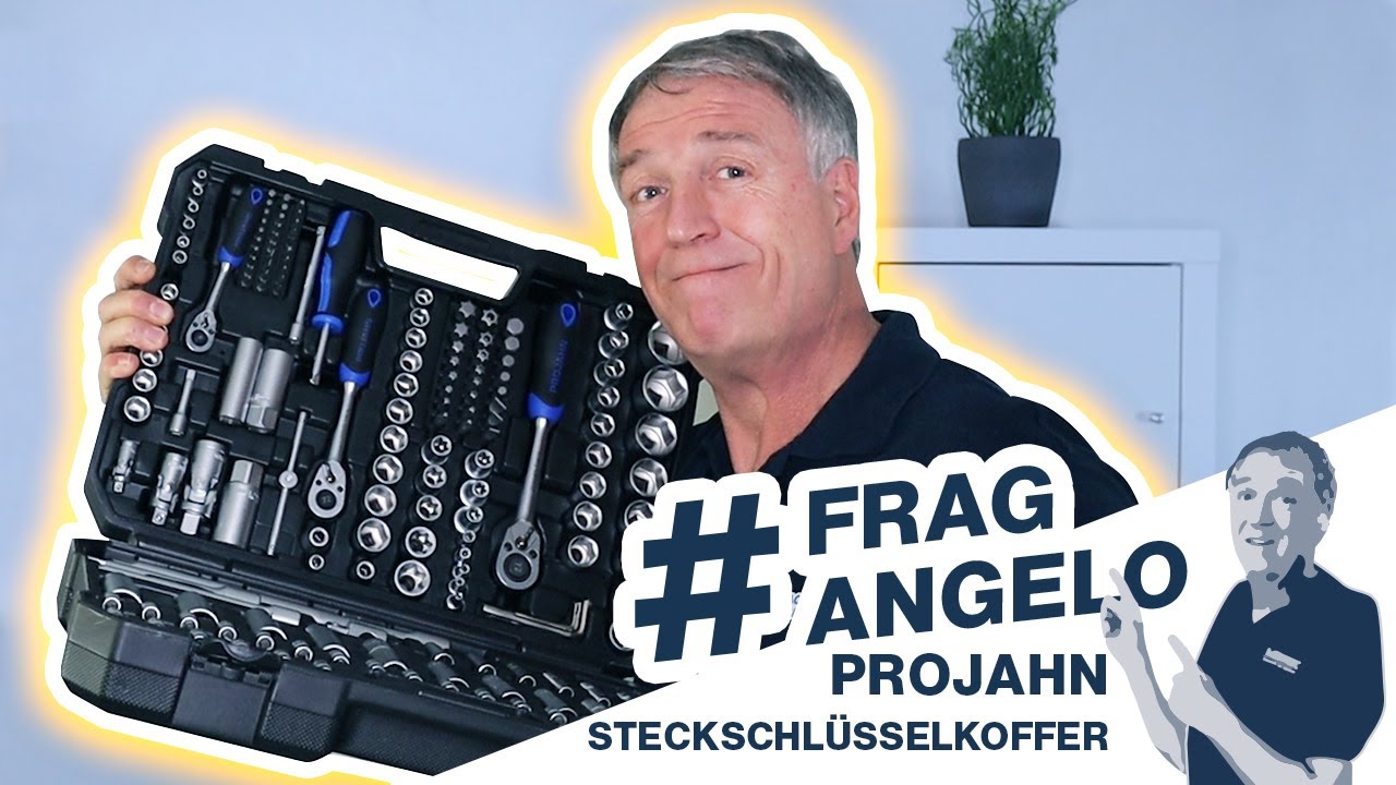 Frag Angelo – Steckschlüsselkoffer von Projahn mit 182 Teilen! | Marx24