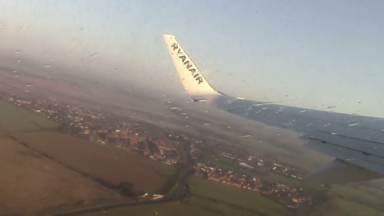 Fiona and I flying from Newcastle to Malaga for our holidays to Nerja Spain