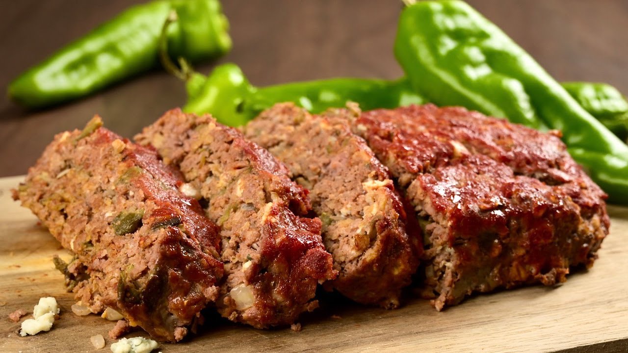 Мясной рулет в мексиканском стиле с зеленым перцем чили и сыром: простой рецепт для максимального...