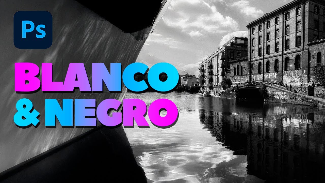 Cómo Crear un BLANCO Y NEGRO IMPACTANTE en Photoshop | Alain Perdomo