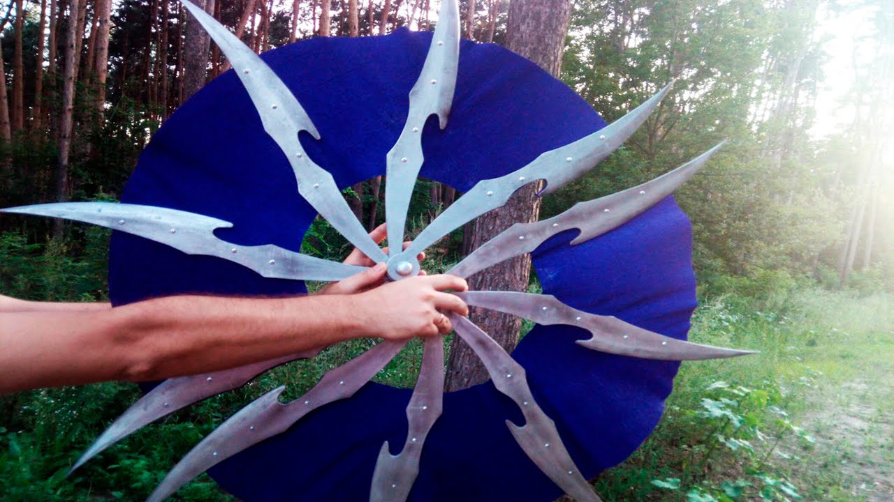 DIY Kitana's War Fans from Mortal kombat with templates