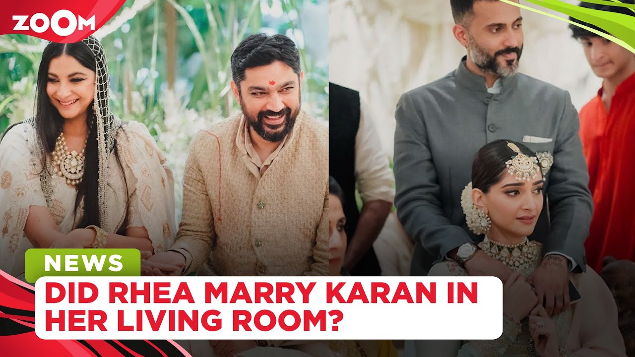 Rhea Kapoor REVEALS how her dream of running away & getting married in her living room came true
