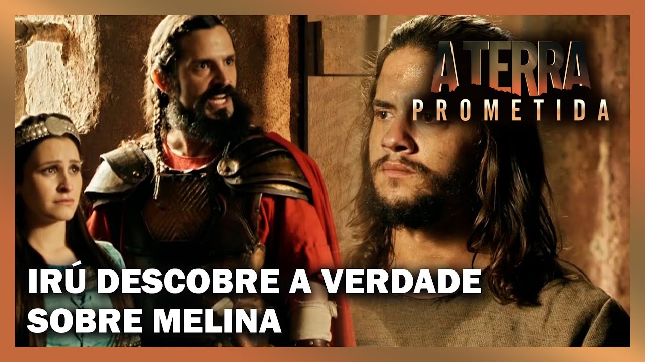 A Terra Prometida: Irú descobre que Melina é casada e filha de Kamir