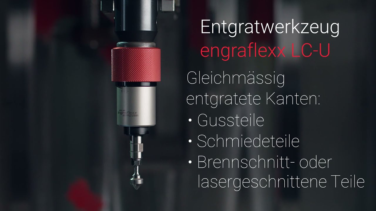 engraflexx LC U / Gravostar Entgratwerkzeug f&uuml;r undefinierte Kanten, Gussteile entgraten / CNC