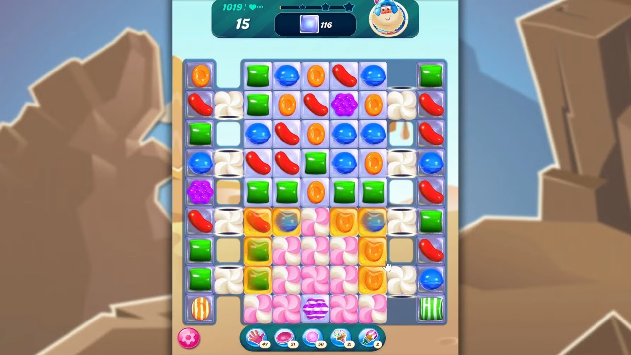 Candy Crush Saga LEVEL 1019 NO BOOSTERS (new version)🐟☑️