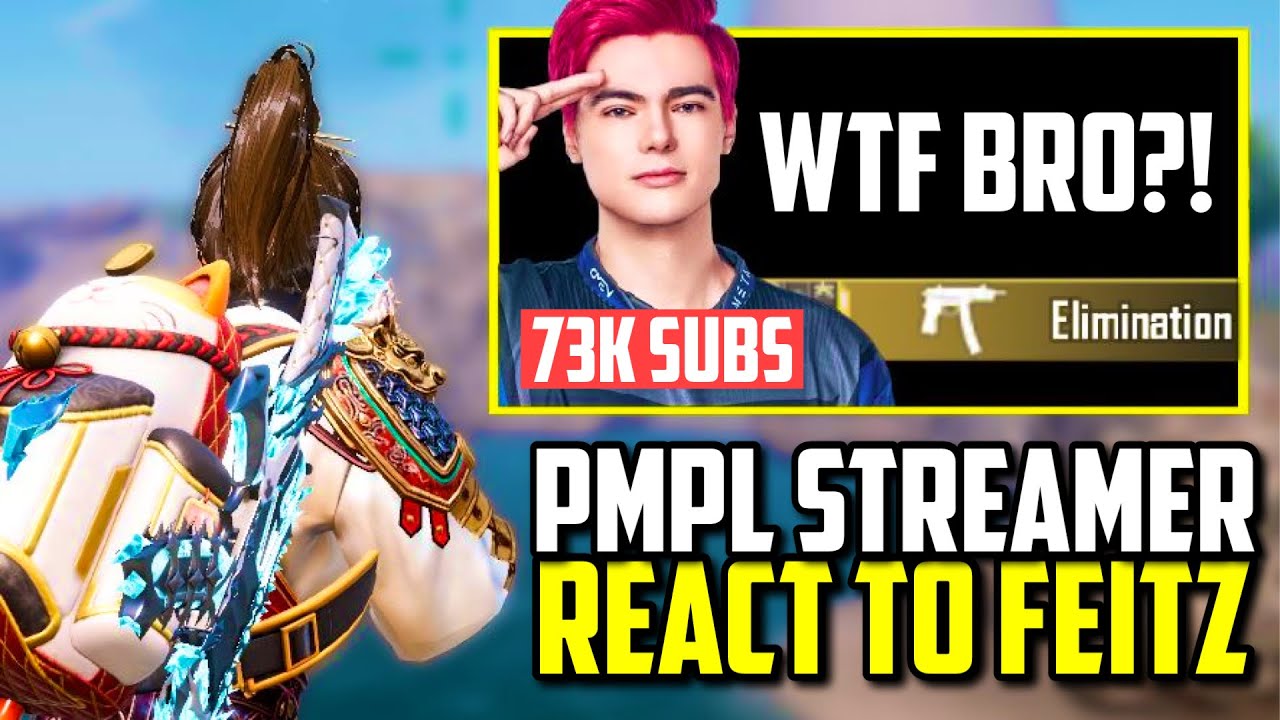 PMPL STREAMER REACTION TO FEITZ SKORPION SQUAD WIPES!! | PUBG Mobile