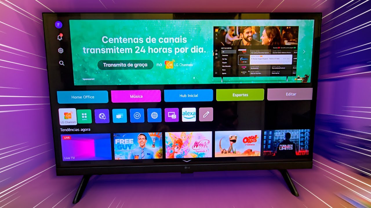 SMART TV LG 32 LR600 Modelo 2024 - VALE A PENA? Unboxing e Impressões