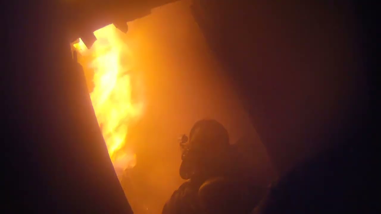 A Volunteer Departments House Fire Attack