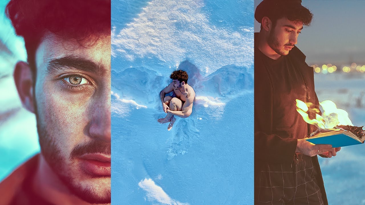 RETRATO CREATIVO - 🔥 fuego y ❄️ nieve