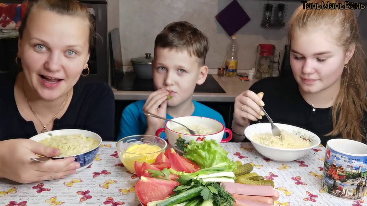 Мукбанг Лапша 