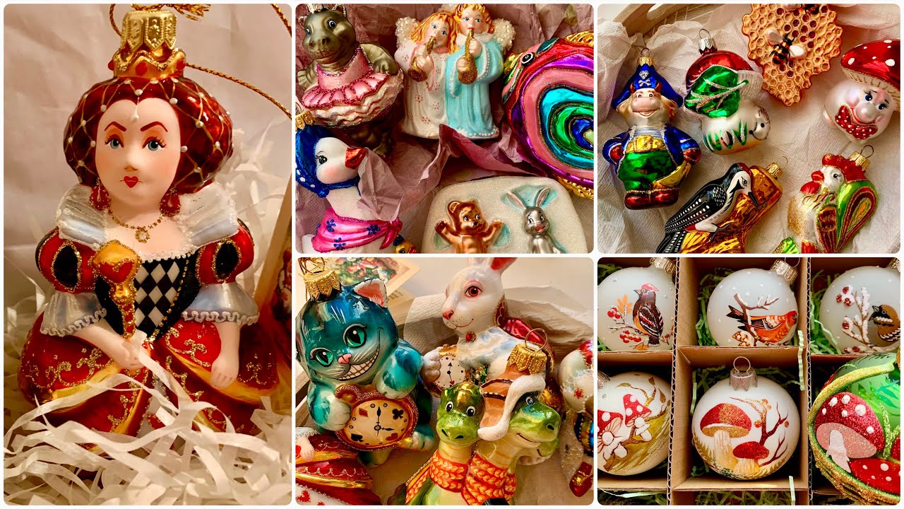 135. Ёлочные игрушки фабрики Ариель, Елочка, Элита, Holiday Classics, OWC