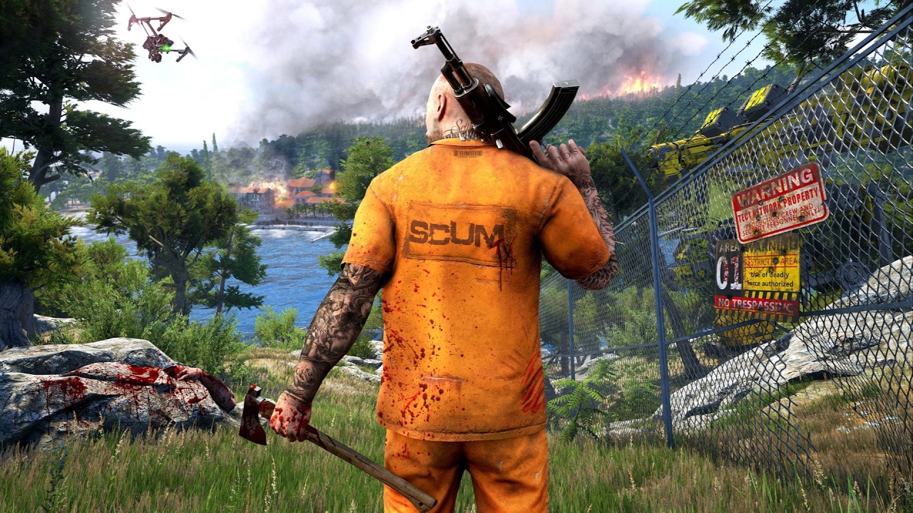 SCUM - Solo Surviving an Official PvP Server! 🧟