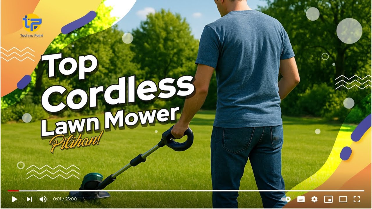 5 Rekomendasi Mesin Pemotong Rumput Cordless Terbaik 2025 – Praktis & Tahan Lama!