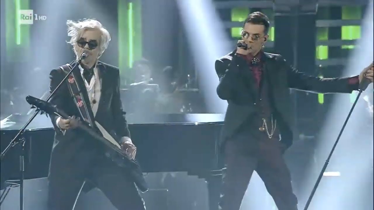 Morgan - Achille Lauro - Rolls Royce - Live - Sanremo terza serata Duetto venerdì 8 febbraio 2019