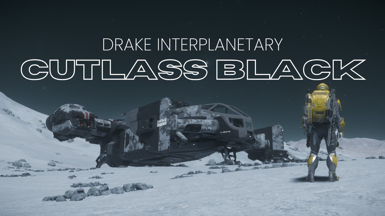 No Commentary ship tour of the Drake Interplanetary Cutlass Black | STAR CITIZEN