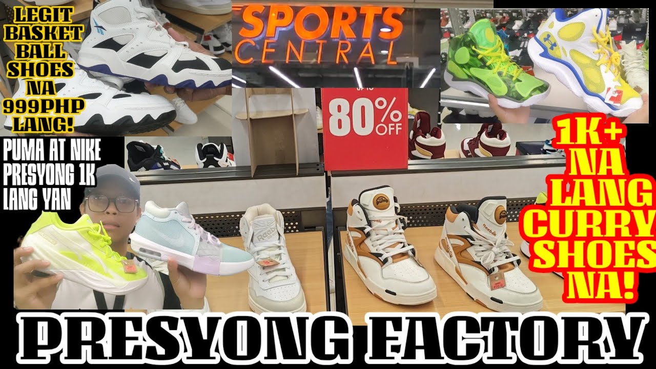 SPORTS CENTRAL UPDATE HANGGANG 80% PRESYONG FACTORY PANG HAKUTAN SEASON!