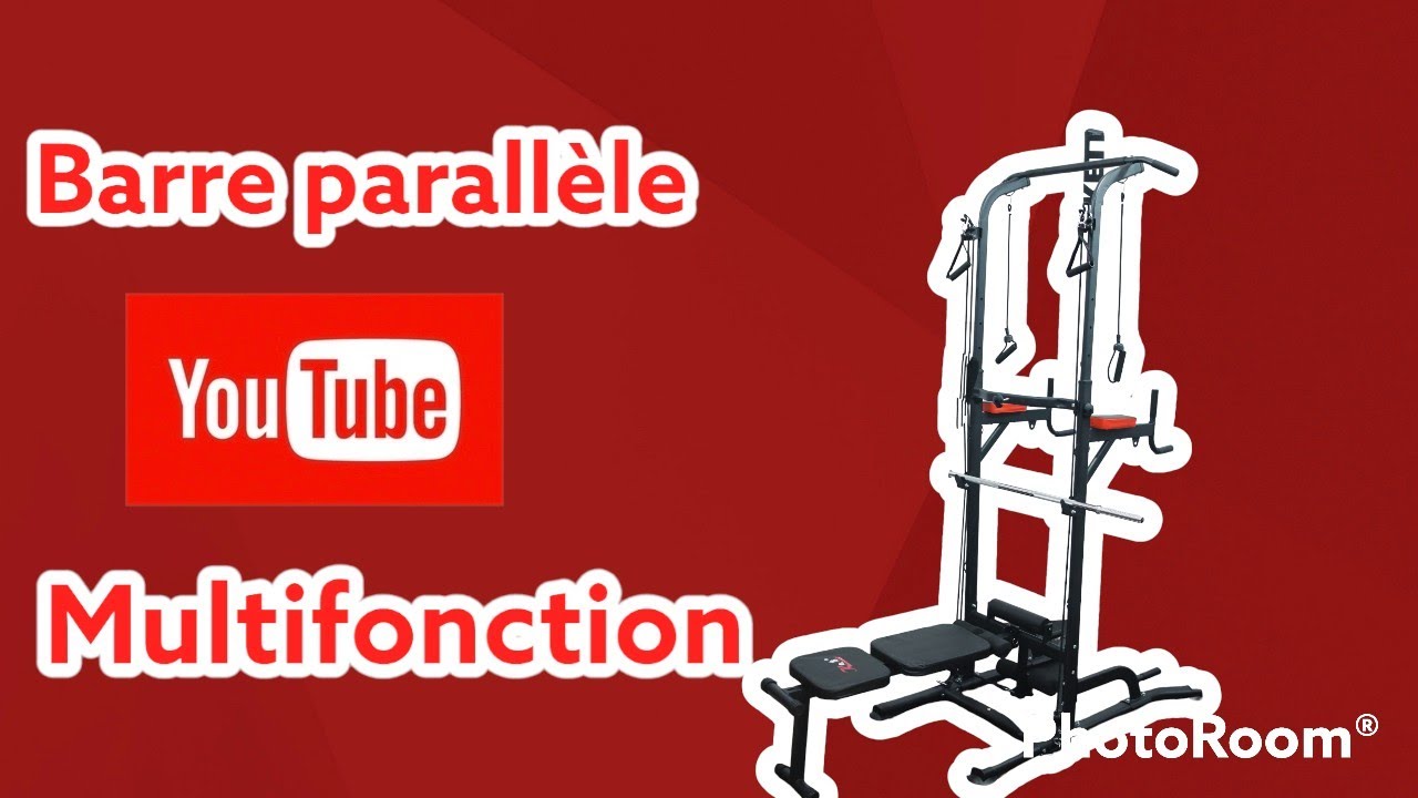 barre parallèle multifonction avec poulie banc et