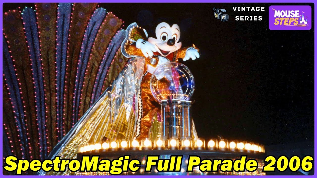 SpectroMagic Full Parade at The Magic Kingdom 2006 - Main Street USA Center View - Walt Disney World
