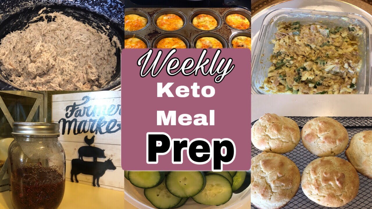 Weekly Keto Meal prep| 5/26/19| keto blackberry jam, drop biscuits, jalapeño egg/tuna salad, & more