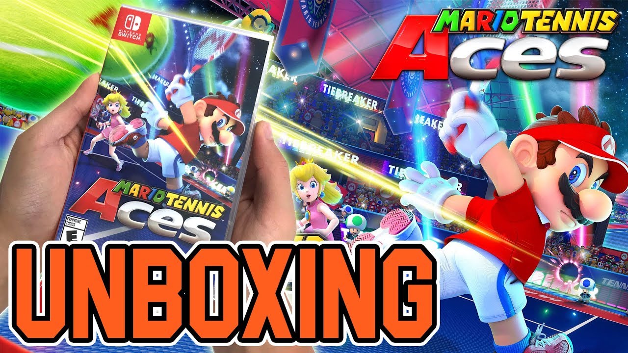 Mario Tennis Aces (Nintendo Switch) Unboxing!!