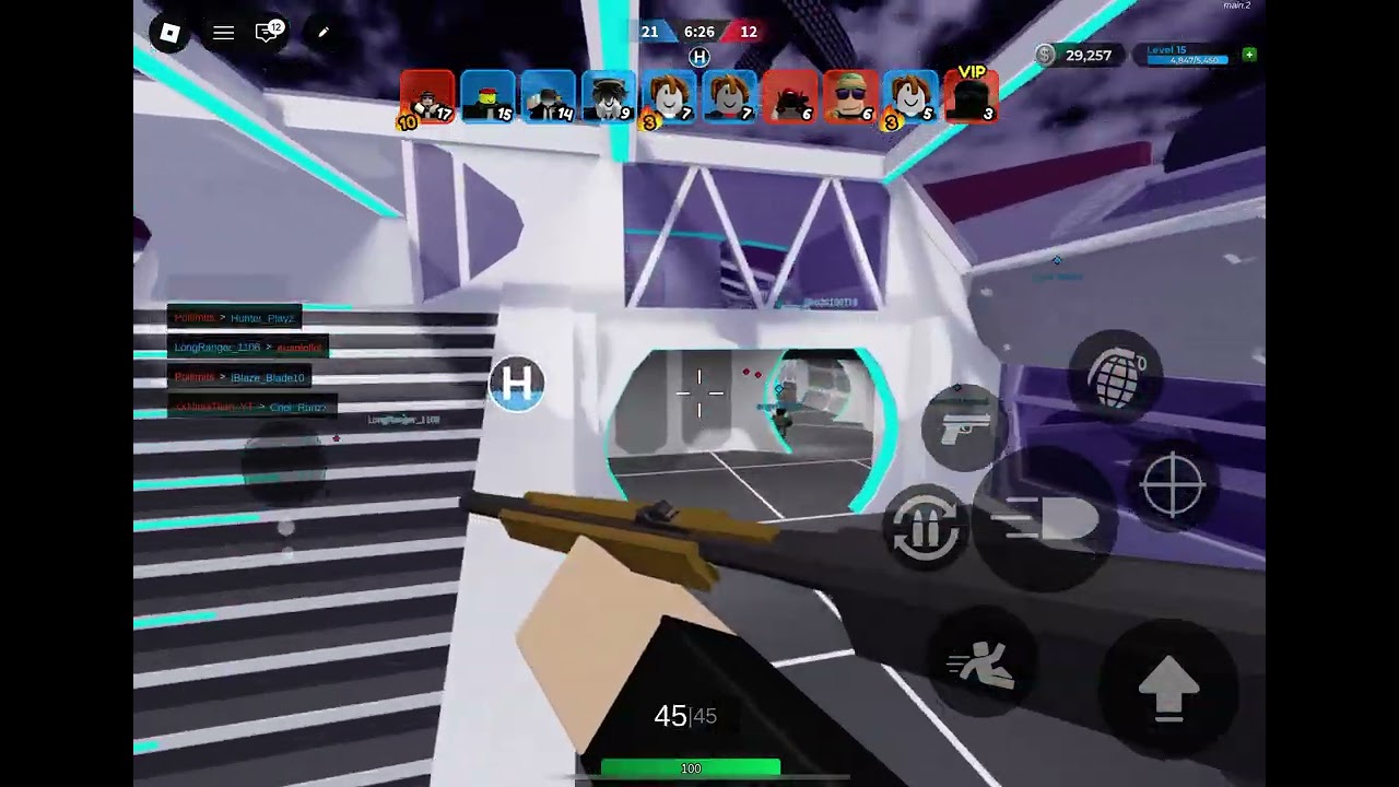 Beating enemy up